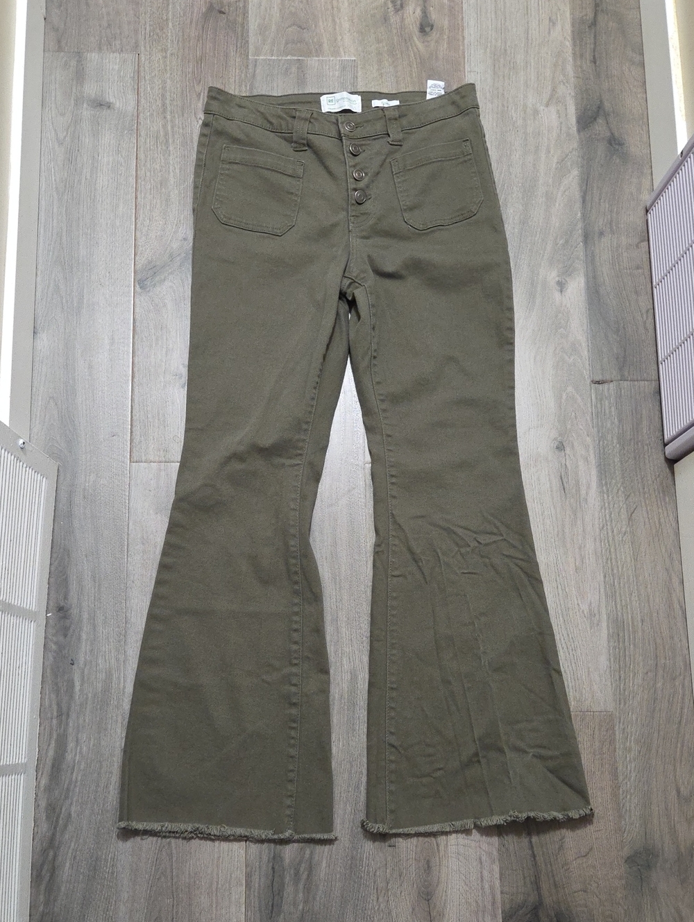 Celebrity Pink Cotton Blend Flare Jeans